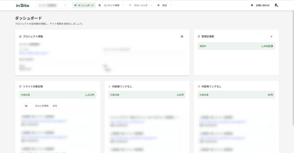 プロジェクトのダッシュボードが表示されたら、プロジェクトへの参加が完了